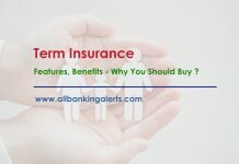 Term Insurance Features Benefits why should buy