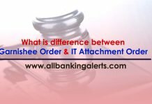 difference between Garnishee Order and IT Attachment Order