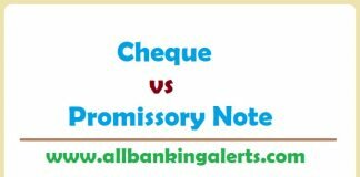 Cheque vs Promissory Note