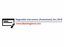 Negotiable Instruments Amendment Act 2018